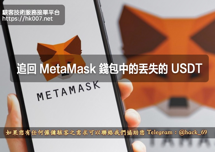 追回 MetaMask 錢包中的丟失的 USDT