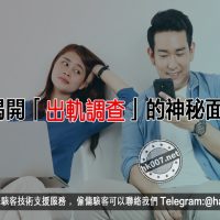 揭開「出軌調查」的神秘面紗